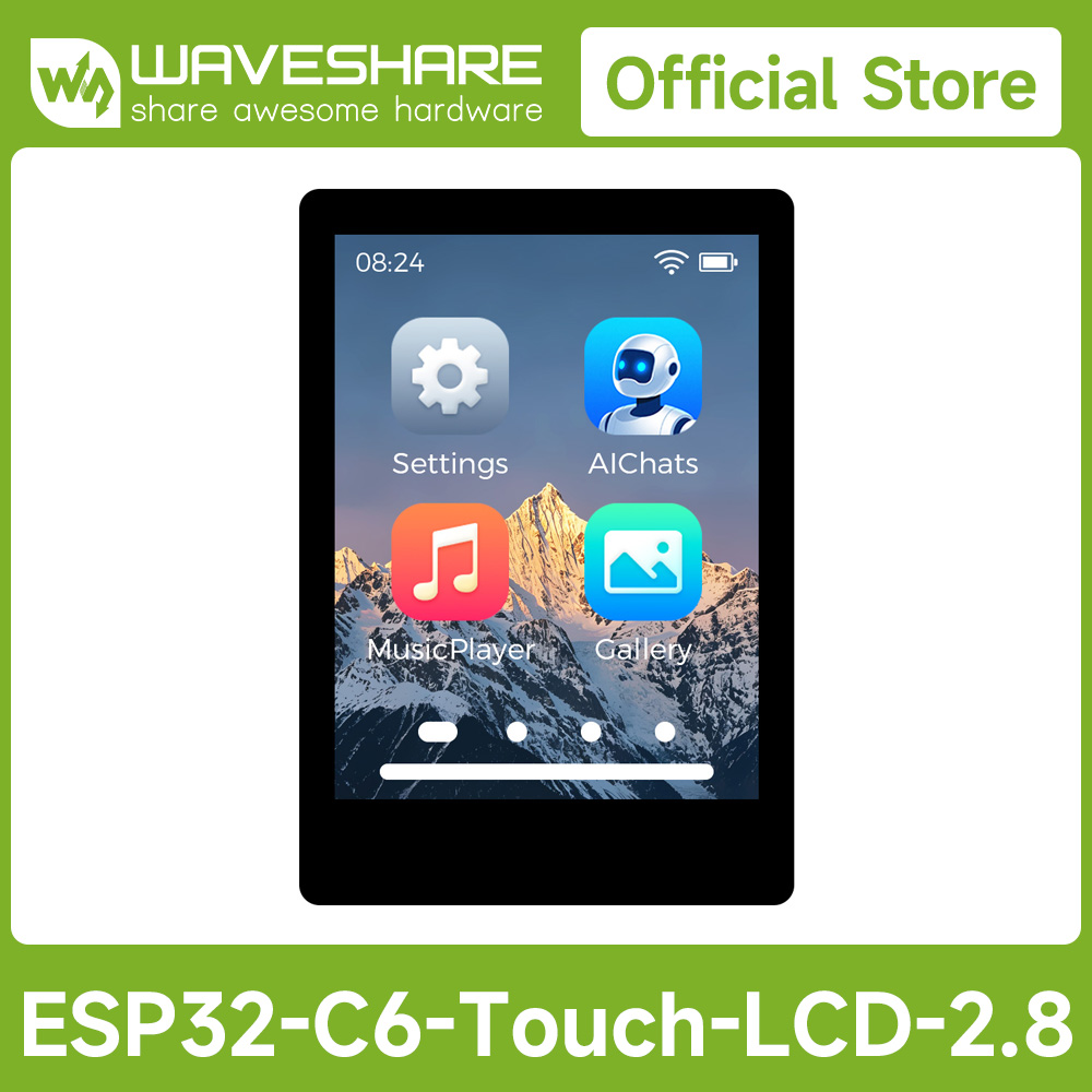 Waveshare ESP32-C6 2.8inch IPS - Waveshare Esp32 recension och pris