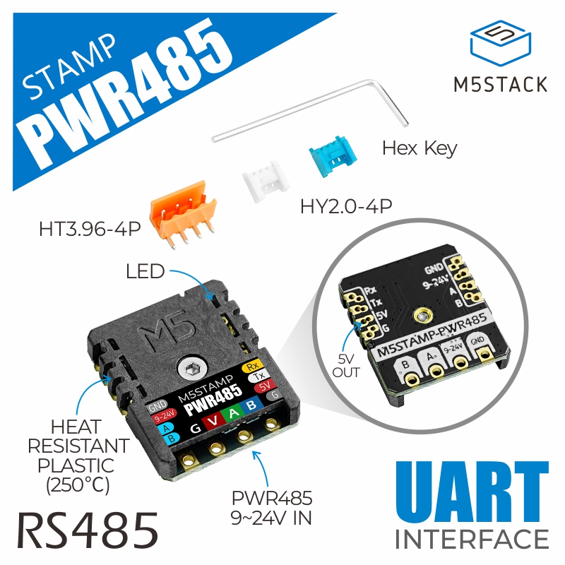 M5Stack Official M5Stamp RS485 - M5Stack recension och pris